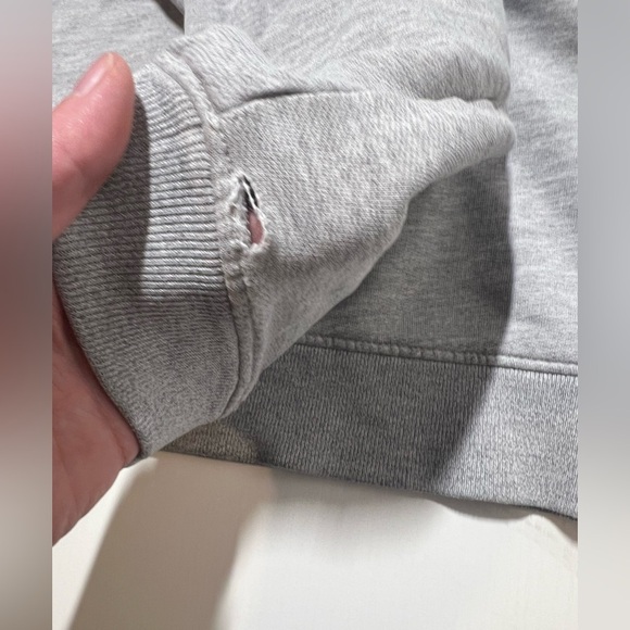 Agolde Gray Crew Neck Sweater Classic Fine Knit - Picture 10 of 10